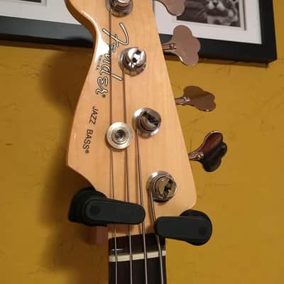 Lefty Left Handed Fender/Warmoth Jazz Bass Olympic White image 6