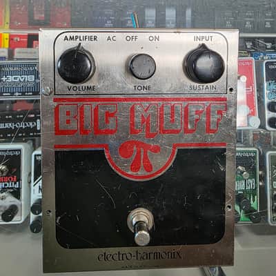 Electro-Harmonix Big Muff Pi (Transitional Triangle Graphic Ram’s Head) – Original Vintage USA EH3003A 1973–74 image 2