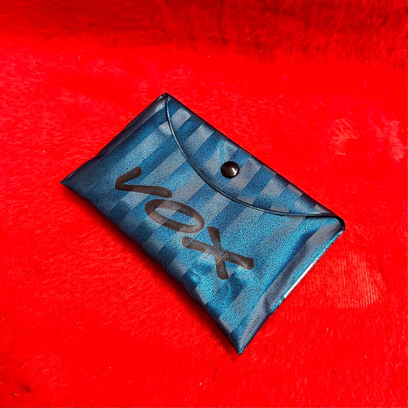 Vox Accessory bag c 1960’s Blue original vintage case candy swag jmi jk England Italy image 1