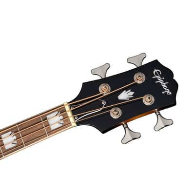 Epiphone El Capitan J200 Studio Acoustic Bass Guitar Sunburst image 8