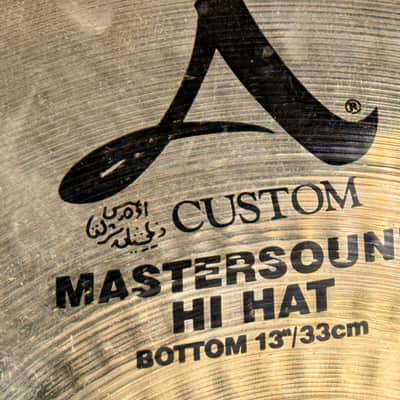 13” Zildjian A Custom MASTERSOUND Hihats 850g 999g image 4