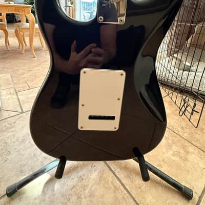Squier Stratocaster by Fender – Black – Made in Indonesia – 2016 image 8
