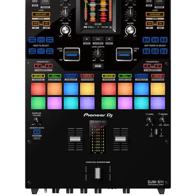 Pioneer DJM-S11 Scratch Style Serato DJ PRO 2-Ch Battle Mode Rekordbox DJ Mixer image 1