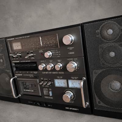 Telefunken HiFi Studio 1 Vintage Boombox Cassette & Radio Player – Fully Working, Retro Collectible, Manual Included Tested image 4