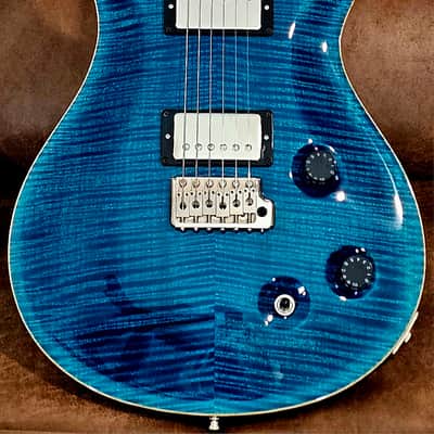 PRS (Mint)  Custom 22 Artist Grade 🎨  2007 - Blue Mateo image 4