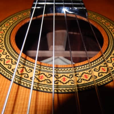 RARITY - MADE BY EICHI KODAIRA  - ECOLE E500 1977 - RAMIREZ STYLE CLASSICAL CONCERT GUITAR - CEDAR/BRAZILIAN ROSEWOOD image 7