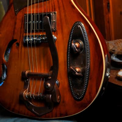 Postal Handmade DeltDelta Zephyr-Copper Reduced 2014 Sunburst - Aged Copper Hardware image 9