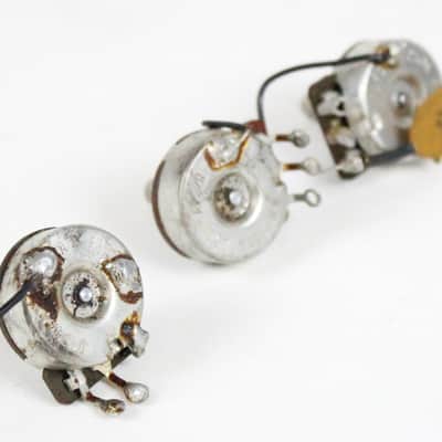 1978 Vintage Fender Stratocaster/Telecaster 250K Potentiometer POTS Short-Shaft 1970s USA image 5