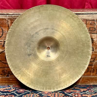 14" Zildjian A 1940s-1950s Trans Stamp Hi-Hat Cymbal Pair 762g/788g *Video Demo* image 4