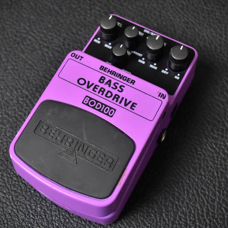 2000s Behringer BOD100 Bass Overdrive Purple