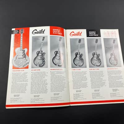 1960 Guild Full Line Catalog Case Candy Brochure Starfire image 3