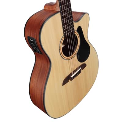 Alvarez AF30CE Artist Series OM/Folk Acoustic-Electric Guitar (Natural) image 5