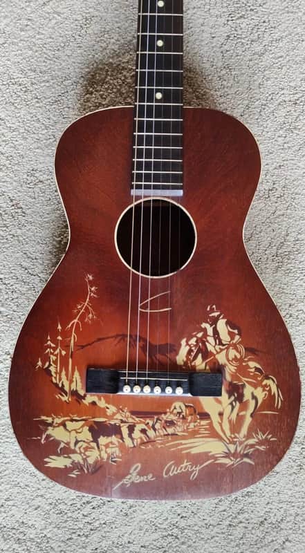Harmony Gene Autry Cowboy Acoustic Guitar image 1