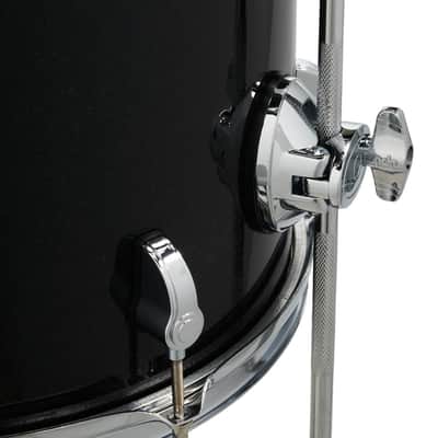 PDP New Yorker 4-Piece Drum Kit - Black Onyx Sparkle w/ Chrome Hardware (PDNY1604BO) image 5