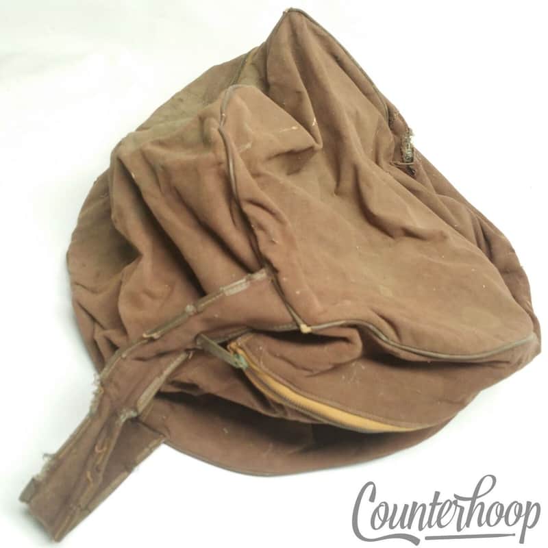 Slingerland 10x14"Canvas Snare/Tom Drum Case Soft Shell Conmar Zipper Vintage40s image 1