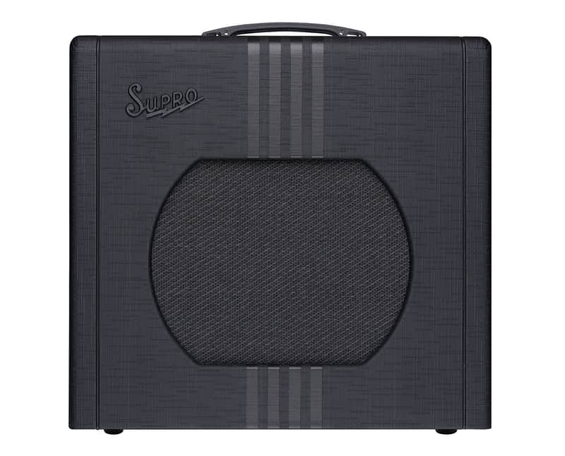 Supro 1822RBB Delta King 12 15-Watt 1x12” Combo w/Reverb Black/Black - Open Box image 1