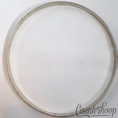 Leedy 11 1/8"Tom Batter/Resonant Drum Rim/Hoop Nickel Straight Stick Chopper USA image 4