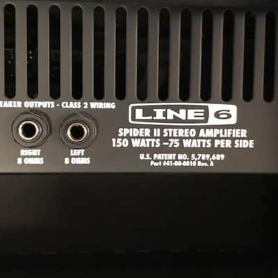 Line 6 Spider II Amp Head, 150/75 Watts Per Side (Used) image 10
