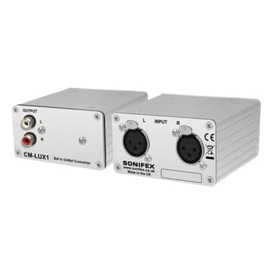 Sonifex CM-LUX1 Passive XLR to Phono Converter *USA Small Business* image 4