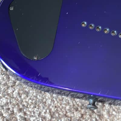 Jackson Soloist SLATXMG3 Metallic Blue Solid Body Electric Guitar Metallic Blue emg pickups image 7
