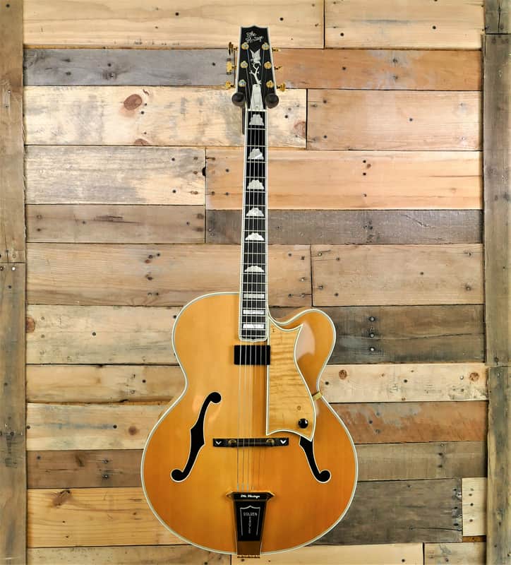 Heritage Golden Eagle Archtop Jazz 1995 Kalamazoo Antique Blonde - Flame Maple - RARE - w/ HSC image 1