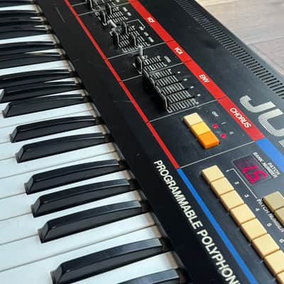 Roland Juno-60 61-Key Polyphonic Synthesizer 1982 - 1984 - Black image 3