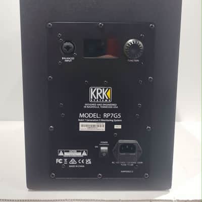 KRK RP7 Rokit G5 7" Active Studio Monitors - Single 2024 - Present - Black image 4
