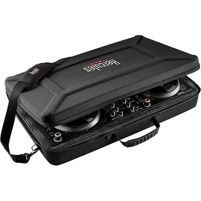Hercules DJ DJControl Inpulse T7 Premium Edition 2-Channel Motorized DJ Controller With Premium Fader Module and Travel Bag 2024 - Gold image 7
