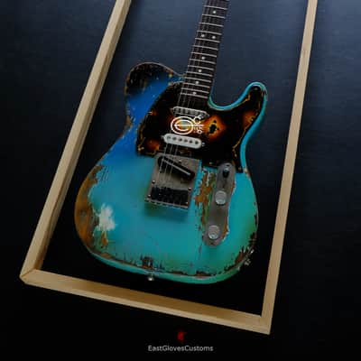 Fender Telecaster Nashville Deluxe Series Seafoam Green Aged Relic image 3