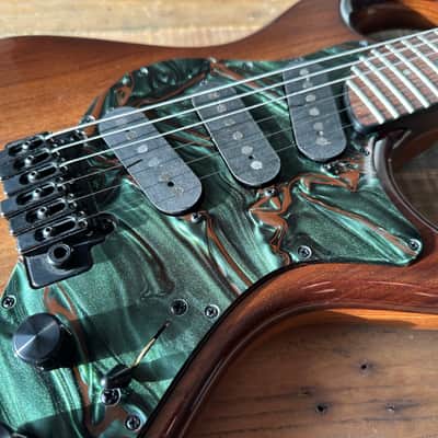 Rick Turner Guitars Electroline - Walnut Top with Scott Walker Buffer Booster & Kirinite Pickguard and Plates image 12
