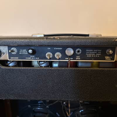 1964 Fender Concert AA763 40-Watt 4x10"  Black Panel image 4