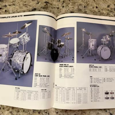 Gretsch Drums Catalog 2000s Grand Prix player jazz kits maple brass snare image 2