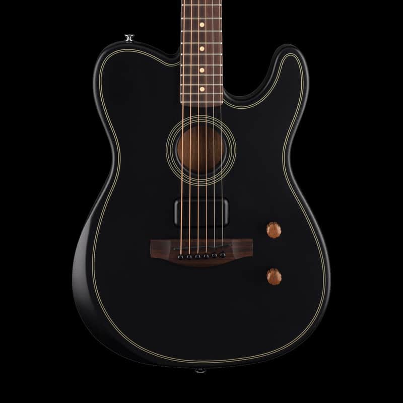 Fender Acoustasonic Standard Telecaster Black image 1