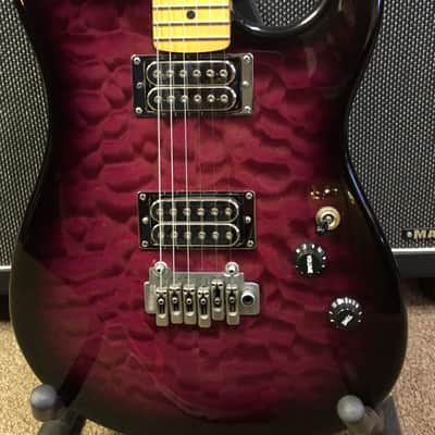 Warmoth Stratocaster HH Purple Burst image 9