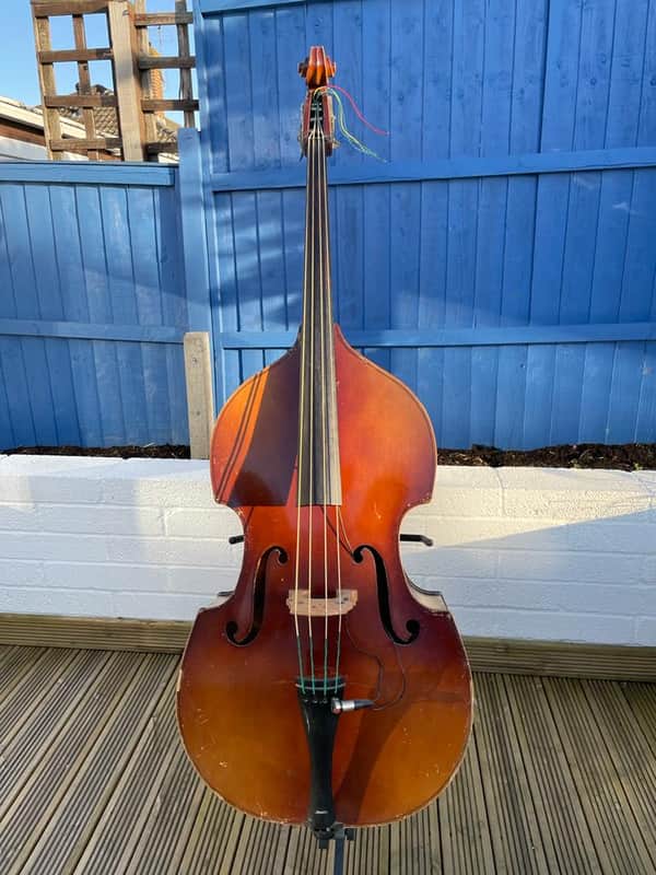 Boosey & Hawkes Excelsior 1/2 チェコスロバキア 1960s Boosey & Hawkes Artia Excelsior Double Bass | Reverb UK
