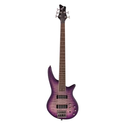 Used Jackson JS Series Spectra Bass JS3QV - Purple Phaze w/ Laurel FB image 2