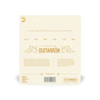 D'Addario MG10N Guitarrón Normal Tension Strings image 3