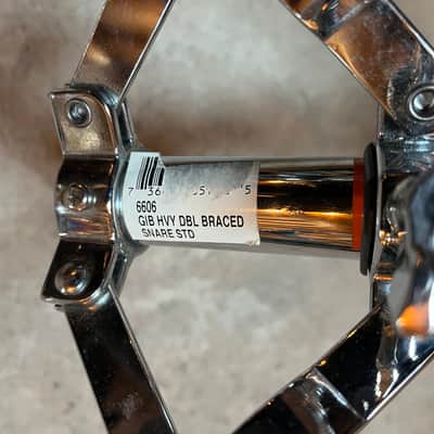 Gibraltar 6606 6000 Series Heavy Weight Double Braced Snare Stand 2010s - Chrome image 5