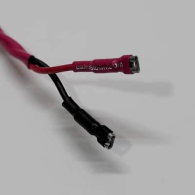 Wiring Harness for Single Cab / 2x12 / 2x10 with "Parallel" Connection, Vintage Style Speaker Cable, Switchcraft 1/4” Input Jack, .205” Spade Terminal (bare ends available) 18AWG Black/Red, 24/30/36 inches (2/2.5/3 ft) or any other custom length image 3