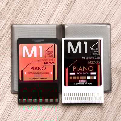 Korg M1 / M1R / EX ROM Card Data Set // Piano MSC-5S (MPC-05 + MSC-05)