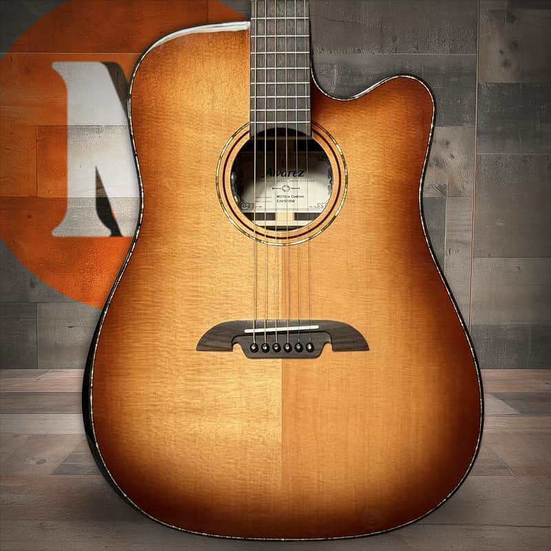 Alvarez MD70CE Custom Masterworks Dreadnought Guitar Acoustic Electric Armrest w/ Cutaway (MD70CE Custom) image 1