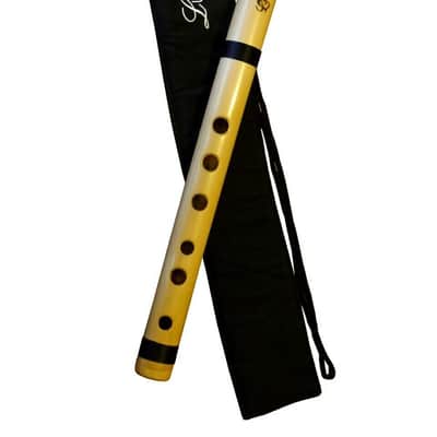Professional Lupaca bamboo Quena with ebony wood mouthpiece in F image 4