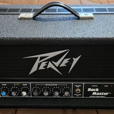 Peavey Rock Master Vintage Tube Series 120-Watt Guitar Head 1980s - Black - Recent recap! image 1