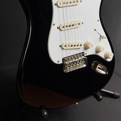 Squier Classic Vibe 50's Stratocaster Electric Guitar Gloss Black Finish image 3