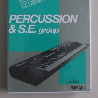 Yamaha DX7 Voice ROM VRC-1003 Percussion & S.E. Group image 1