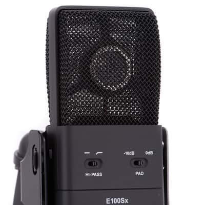 CAD Audio E100SX Large-Diaphragm Supercardioid Condenser Microphone – Vintage Tone, Hi-Pass Filter, 10 dB Pad & Shock Mount image 2