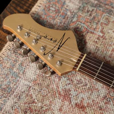 Novo - Voltur J - Shoreline Gold - Fralin HC Alnico P90’s. NEW, (Authorized Dealer) image 10