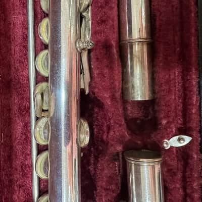 Argonaut Vintage Italian Flute 1960 - Silver Plated image 6