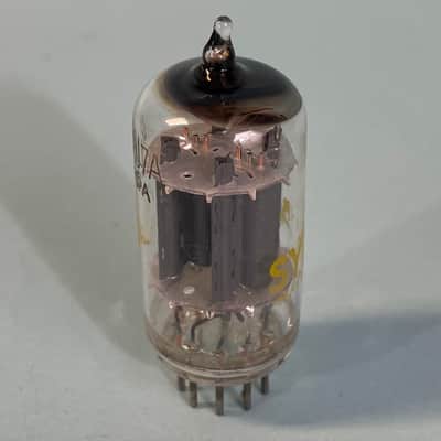 Vintage Sylvania 12AU7A ECC82 Matched Pair Vintage Preamp Tubes! T159 image 4