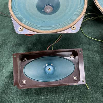 Pair of Saba Green Cone Woofers and Tweeters 5 Ohm Version in Excellent + Cond. image 2